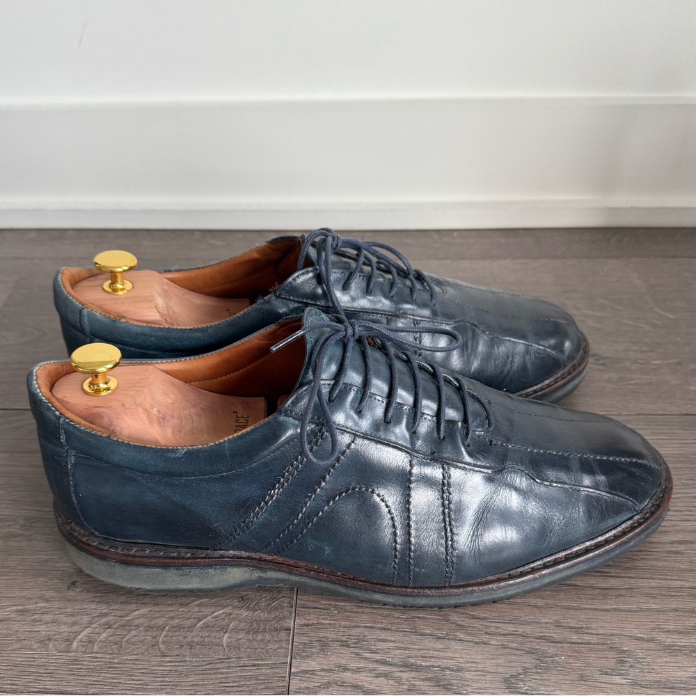 Allen Edmonds Voyager Walking Navy Leather Oxford Shoes